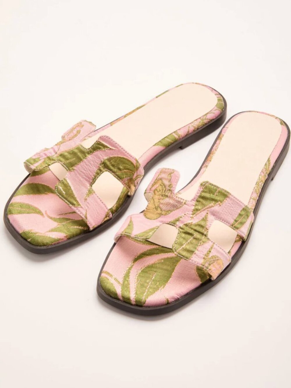 Petalina Floral Flat Sandals | Vici